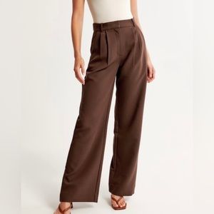 Abercrombie Tailored Brushed Trousers